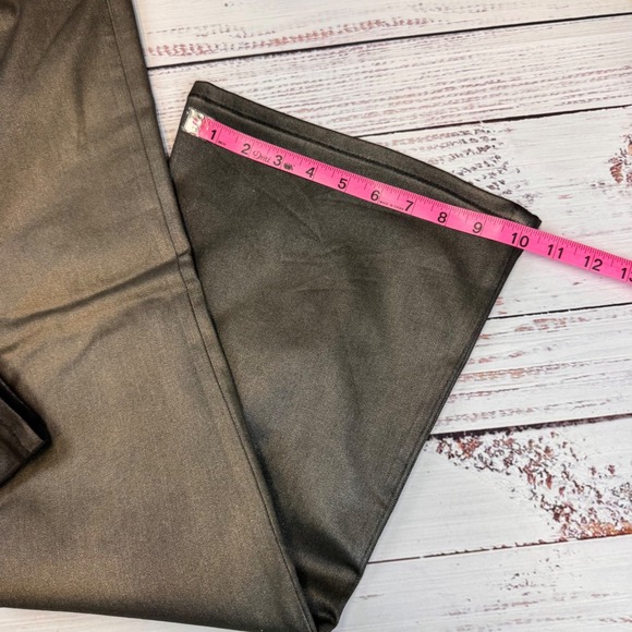 NWT FRAME Le High Flare Metallic Bronze/Gold  Jeans Pants Women's Size 26 - Picture 4 of 11